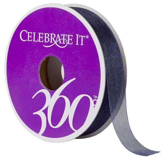 5/8&#x22; Sheer Ribbon by Celebrate It&#xAE; 360&#xB0;&#x2122;